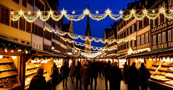 Magie des marchés de noël à strasbourg : un rendez-vous féerique